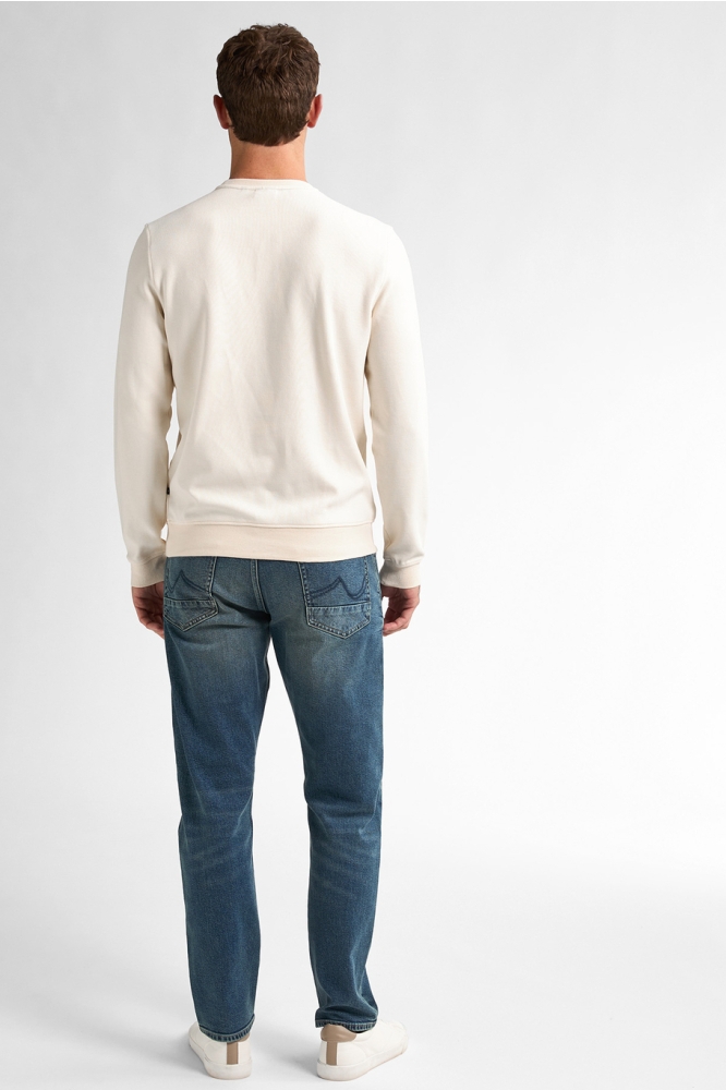 LOGO PRINT SWEATER DEEPSTONE M 1050 SWR327 0112 Seashell